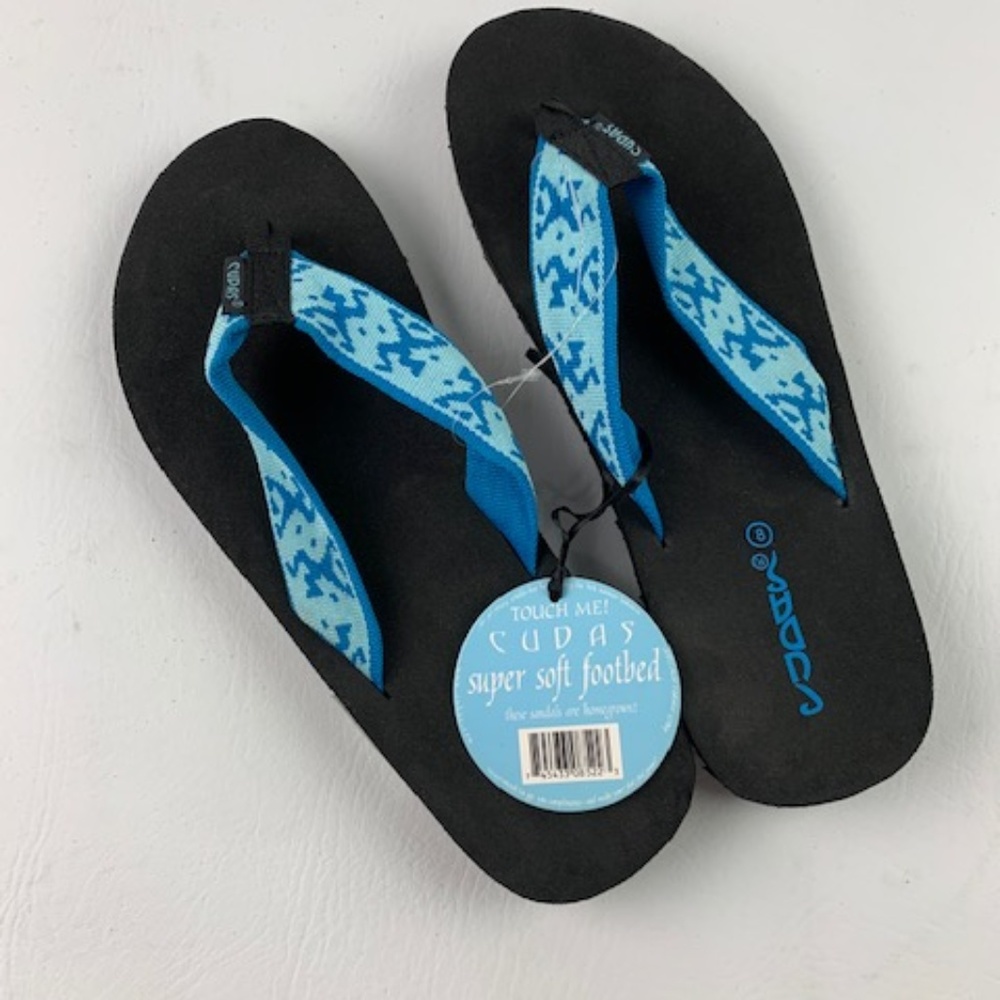 New Cudas Mens  Flip Flop Thong Sandals, BlUE